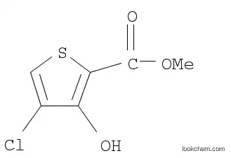 Molecular Structure of 65449-59-4 (METHYL 4-CHLORO-3-HYDROXYTHIOPHENE-2-CARBOXYLATE)